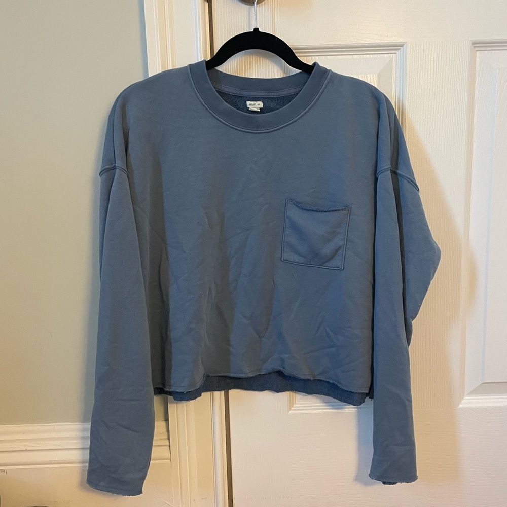 Aerie Offline Crewneck in blue